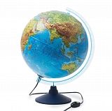 Интерактивный глобус GLOBEN INT13200290 физико-политический рельефный с подсветкой 320 мм с очками VR