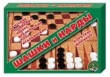 Настольная игра ДЕСЯТОЕ КОРОЛЕВСТВО 01069 Шашки/Нарды