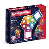 Магнитный конструктор MAGFORMERS 701005 Набор 30/Rainbow