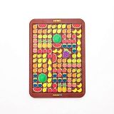 Логическая игра WOODLANDTOYS 65111 Тетрис большой Фрукты/ягоды